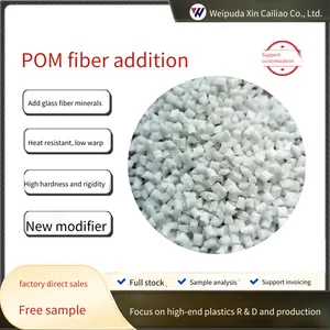 Pom With Glass Fiber, High Rigidity and Low Warpage. Natural Color Pom With Fiber, Black. md Mineral, Gf125 With 30%, High Strength and Hardness thumbnail-2