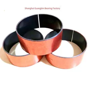 Tangshan Sf-1 Oil-free Self-lubricating Carbon Steel Rolled Bushing Manufacturer of Open Rolled Bushings thumbnail-1