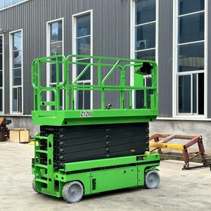 20ft 30ft 40ft Mini Full Electric Hydraulic Scissor Lift Steel 4 Pers Capacity 0.25 Gradeability Self-Propelled thumbnail-3