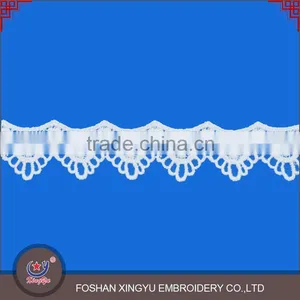 Factory Direct Supply Hot Selling Eyelash Chemical Border Lace Trim Neck/collar Design for Ladies Suit Quality Choice thumbnail-2
