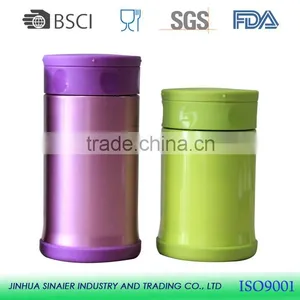 EU/LFGB 500ml/750ml Double Wall Stainless Steel Insulated Food Thermos thumbnail-1