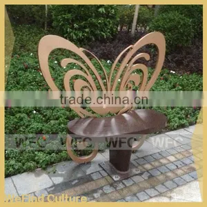 Batterfly Art Deco Metal Chair for Amusement Park thumbnail-1