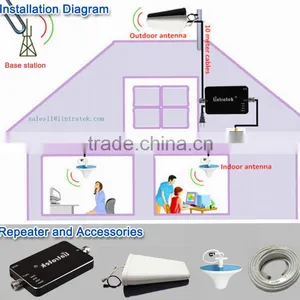 GSM/DCS/WCDMA 900/1800/2100mhz Home Use 2G/3G Lcd Display Home Gsm Signal Repeater thumbnail-5