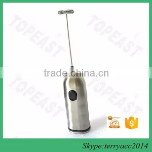 Electric Milk Frother Handheld Milk Wand Mixer Frother for Latte Coffee Hot Milk thumbnail-1