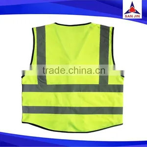 Reflective Vest With Pockets High Visibility Safety Vest Road Safety Vest thumbnail-3