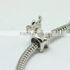 Wholesale 2015 New Style Cattle Shape DIY Anti-silver Creative Bracelets Accessories Metal Zinc Alloy Beads With Holes thumbnail-6