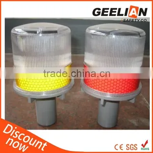 LED Flashing Solar Traffic Cone Light thumbnail-1