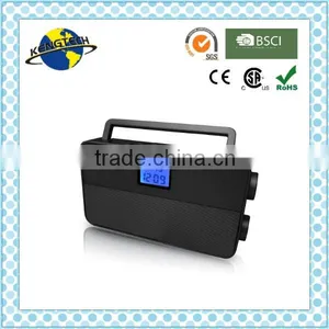 2015 Brand New Black With Blue LCD PLL Portable Radio thumbnail-1