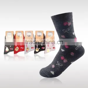 5 Pairs Women Wool Cashmere Warm Soft Casual Multicolor Winter Socks thumbnail-1