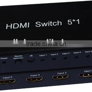 2016 Hottest Selling 5x1 V1.3 Mini HDMI Switcher WITH IR&Power In China thumbnail-1