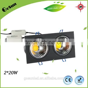 2*20W Ra>80 Ceiling Light China Hot Sale COB LED Downlight With CE ROHS thumbnail-4