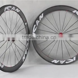 Carbon Road Bike Clincher /tubular Wheel Set Chinese Road Bike Wheel Set 50C thumbnail-1