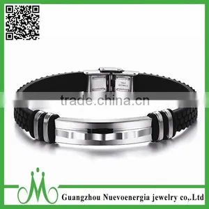2016 Hot Sale Sports Silicone Bracelets for Men thumbnail-1