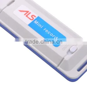 U Disk Digital Voice Recorder Pen SK1 USB Flash Drive Dictaphone Audio Recorder Support TF Card Slot Black & White thumbnail-5