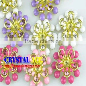 China Factory Direct Sale Metal Craft Flower Parts for Leather thumbnail-5