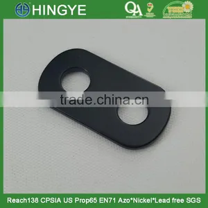 Metal Cord End in Black Matt Color for Handbag thumbnail-1