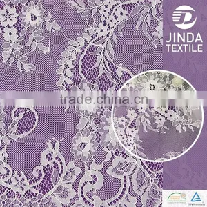 Bridal White French Lace Flower Embroidery Fabric for Dress Supplier's Choice thumbnail-5