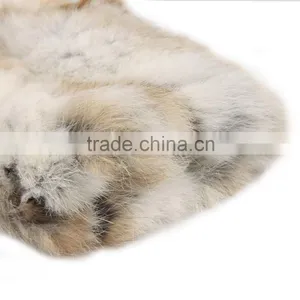 QD5947 Newly Design Special Fur Styles With Raccoon Collar 2016 Knit Rabbit Fur Coats Girls thumbnail-4