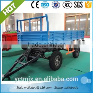 3 Ton Trailer With Crane Tractor Trailer thumbnail-1