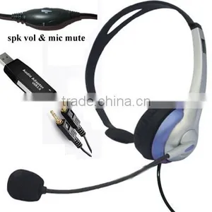 Lightweight Professional Website USB Headset USB-69Svcmute thumbnail-1