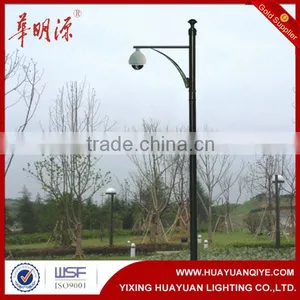Outdoor Garden Application Steel Pole Camera Mounting System High Quality Steel Monitor Pole thumbnail-1