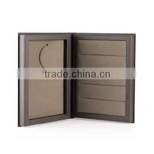 Book Style Leather Jewelry Box Manufacturer thumbnail-2