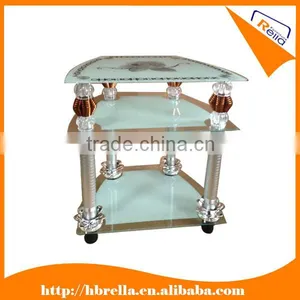 2014 Modern Tempered Glass TV Stand thumbnail-1