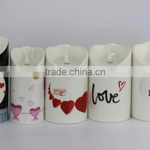 Custom High Quality Ceramic Led Candles for Wedding Decoration thumbnail-6