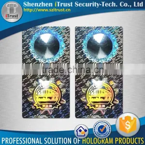 Hot Sell Cheap Tamper Proof Custom Logo Hologram 3D Mirror Lens Cat Eye Sticker thumbnail-5