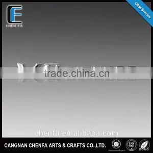 China Wholesale Chrome Plating Adhesive 3D Letters Car Logo Sticker thumbnail-1