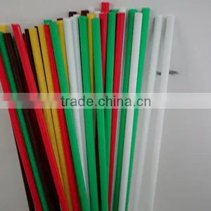 Custom Pultruded Coiled Fiberglass Rods, Fibreglass Tapered Tent Poles thumbnail-2