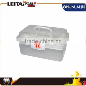 New Design Handle Toolbox/ Plastic Drawer Tool Box/ Clear Plastic Tool Box SL-G0008 thumbnail-1