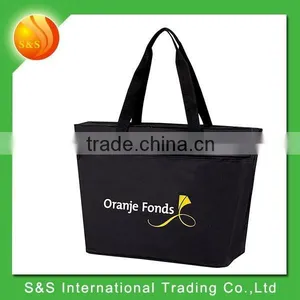 2015 New Design Front Zipper Pocket Large Beach Tote Bag thumbnail-1