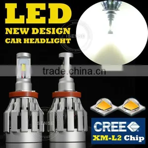Super Bright 2000lm New Cool White 6500K Car LED Headlight MT G2 LED for Audie thumbnail-1