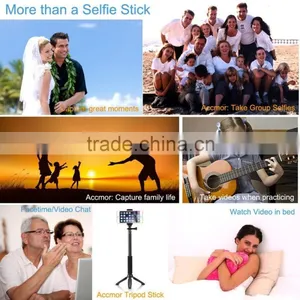 Bluetooth Selfie Stick Monopod With Tripod Stand for IPhone and Android thumbnail-6