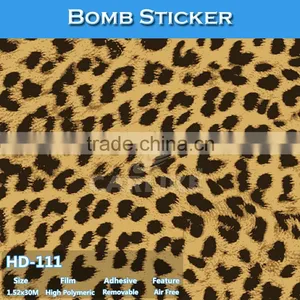 HD-110 CARLIKE Air Bubble Free Color Printing Beautiful Car Sticker Bomb thumbnail-2