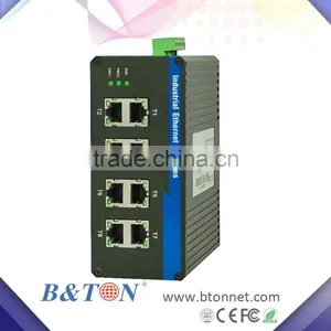 IP40 Managed Industrial 8 10/100M Port PoE Switch thumbnail-1