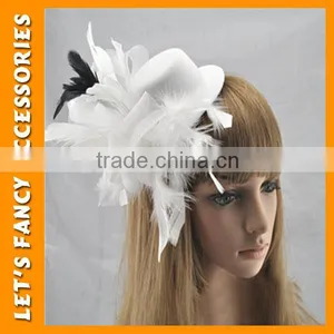 PGHD0660 Mini Feather Hat Hair Clips Hair Accessory thumbnail-1