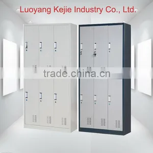 Cold-rooling Steel Lockers/furniture for Clothing Store 6 Door Clothes Locker 6 Door Steel Clothes Locker School Metal Wardrobe thumbnail-2