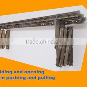Aluminium Alloy Material Push-pull Wall Mounted Clothes Drying Rack thumbnail-5