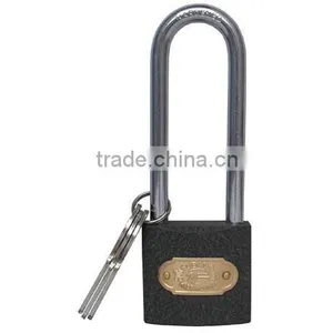 Long Shackle Iron Padlock thumbnail-1