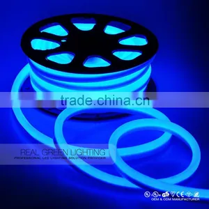 Blue LED Neon Rope Light Flexible Blue Color Orange LED Neon Flex Rope Light thumbnail-3
