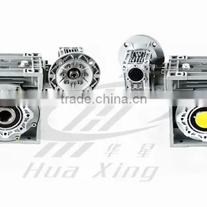 Aluminum Cast Iron Housing Double Stage NMRW025-150 Worm Speed Reducer Reduce Reductor Reduction Gearbox for Winch Sliding Door thumbnail-3