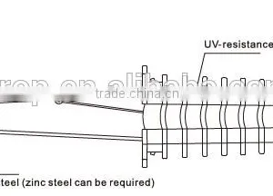 2 or 4 Core Anchoring Clamp For ADSS Cable/Unbreakable Insulating Anchor Clamp thumbnail-5