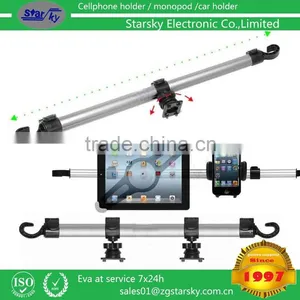 SK-33L Car Headrest Mount Car Holder Car Tablet Car Holder and Tablet pc Car Holder Blue Headrest Bracket thumbnail-6