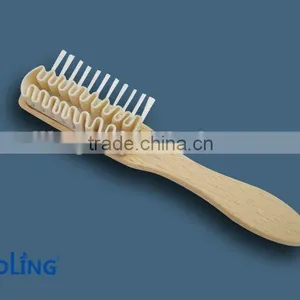 Wooden Handle Animal Hair Shoe Brush thumbnail-1