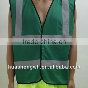 High Quality Reflective Green Safety Vest 3m thumbnail-1