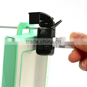 White Plastic Retail Shop EAS System Display Hook Anti Sweep Theft Stop Lock+Detacher thumbnail-4