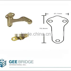 0205105 Solid Brass Wall Mounted Connector Handrail Support Holder Bracket thumbnail-1