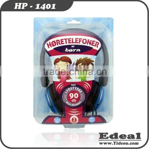China OEM Cheap Colorful Computer Headphone for Kids BSCI Audited Factory thumbnail-2